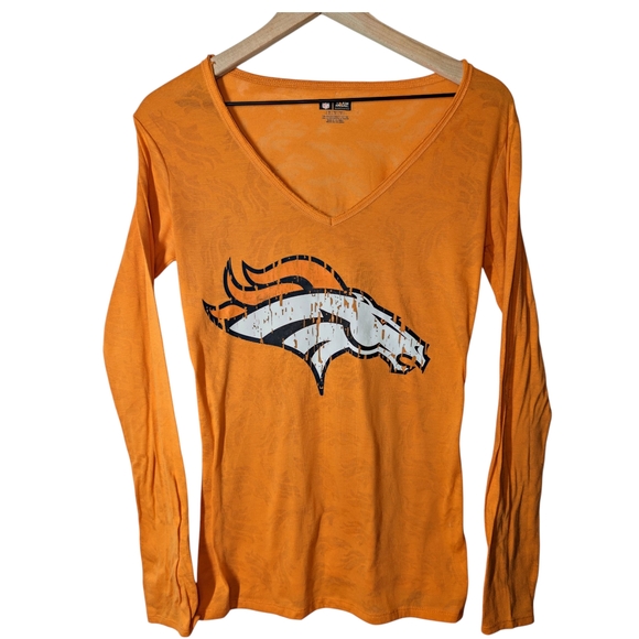 Team Apparel Orange Long Sleeve Tee with Graphic - Picture 2 of 5